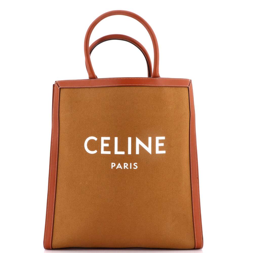 Celine Vertical Cabas Tote Canvas With #244333C94B